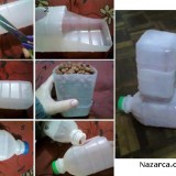 PLASTIK KASIKLAR ILE ANANAS ABAJUR YAPILISI Nazarca.com