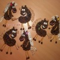 KAHVE ÇEKİRDEKLİ KALP İLE BUZDOLABINA YAPIŞTIRLAN MAGNET 78