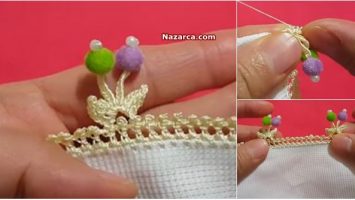 MENDİLDE TIĞ OYASI TARİFİ İLE YAZMALARA YENİ ÖRNEK 10