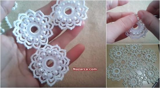 Renkli Boncuklu İğne Oyası Modeli Yapımı Türkçe Videolu Renkli Boncuklu İğne Oyası Modeli Yapımı Türkçe Videolu