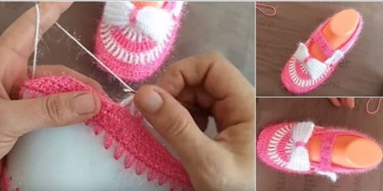 Tığ İşi Bot Patik Yapılışı Türkçe Anlatımlı Videolu Tığ İşi Bot Patik Yapılışı Türkçe Anlatımlı Videolu