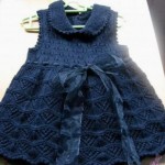 Lacivert-orgu-kız-bebek-elbisesi