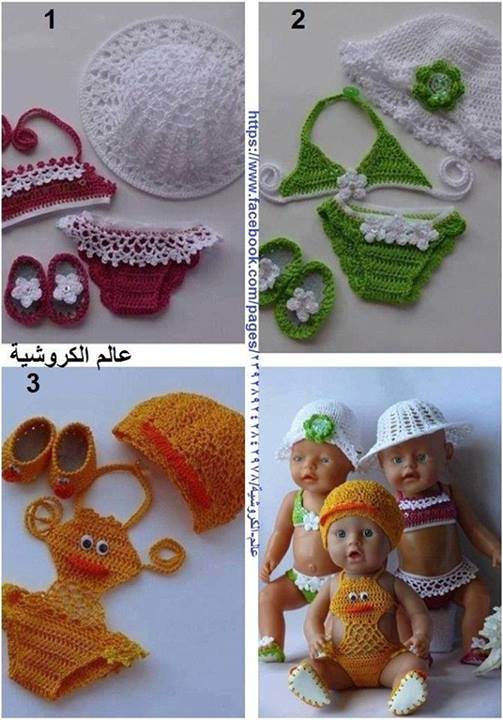 dantelle-oyuncak-bebek-orgusu-elbiseler