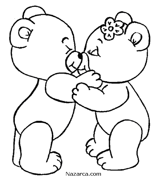 desenhos-colorir-ursinhos-apaixonados
