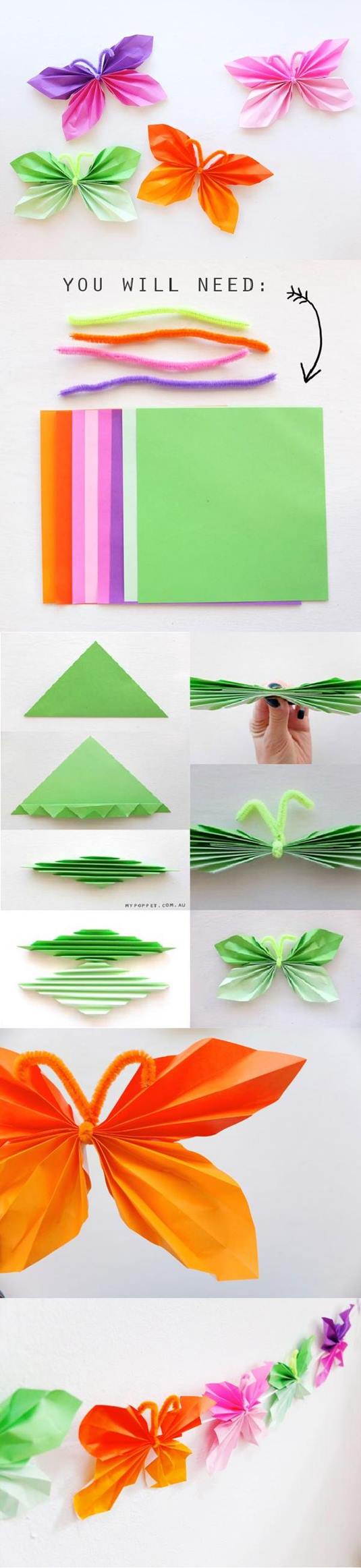 DIY-Folded-Paper-Butterfly