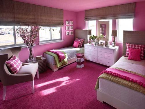 EV DEKORASYONUNDA PEMBE RENGİN CAZİBESİ