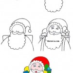 Wie der Weihnachtsmann zu zeichnen