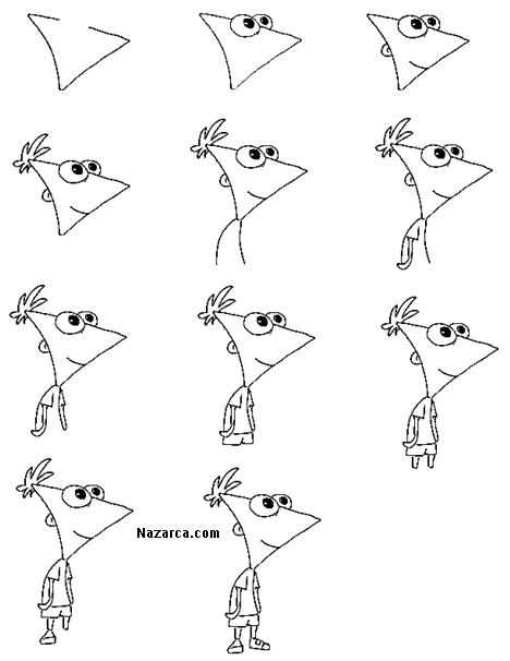 step by easy step drawing KOLAY 36 ADET ÇÄ°ZME  RESÄ°MLERÄ° RESÄ°M  Nazarca.com