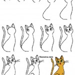 oturan-komik-gulen-kedi-karikatur