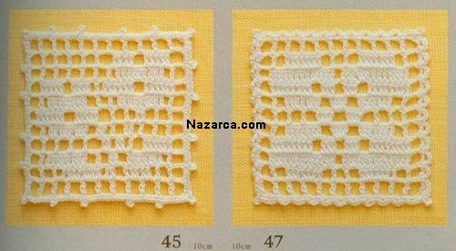 KOLAY ÖRÜLEN İNCE DANTEL İPLE ÖRNEKLER