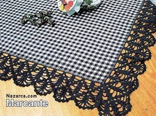 KUMAŞ ÇEVRESİ KÖŞE VE KENAR DANTEL ÖRNEKLERİ