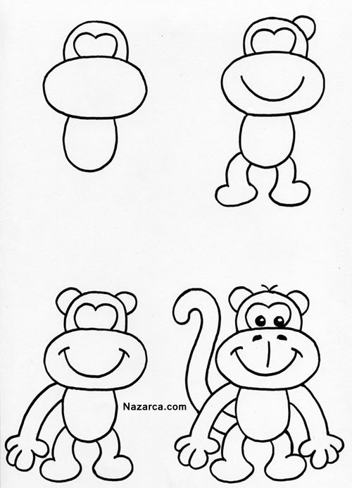 komik-gulen-maymun-resmi-nasil-cizilir