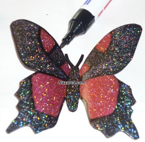 plastik-siselerden-oje-ile-boyanan-cok-guzel-kelebekler-yapmak-7