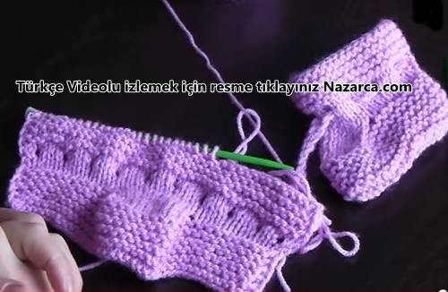 TÜRKÇE ANLATIMLI VİDEOLU KOLAY BEBEK PATİK ÖRNEĞİ