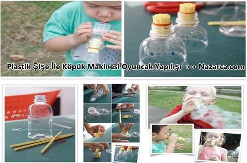 SU ŞİŞESİ İLE OYUNCAK BALONCUK KÖPÜK MAKİNESİ YAPILIŞI