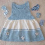 mavi-beyaz-orme-yildizli-bebek-elbisesi