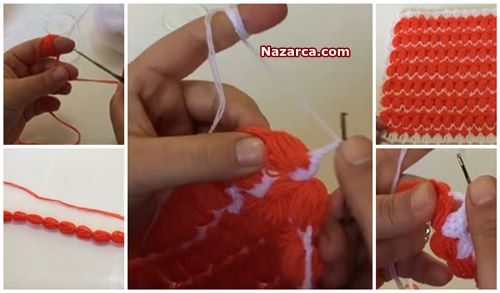 ÖRGÜ FISTIK ÖRNEKLİ TURUNCU BEBEK LİFİ TÜRKÇE VİDEOLU