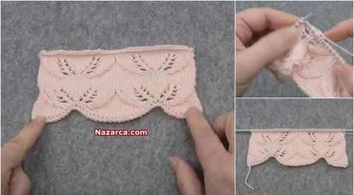İKİLİ YAPRAKLAR ÖRGÜ MOTİFİ TÜRKÇE VİDEOLU YAPILIŞI