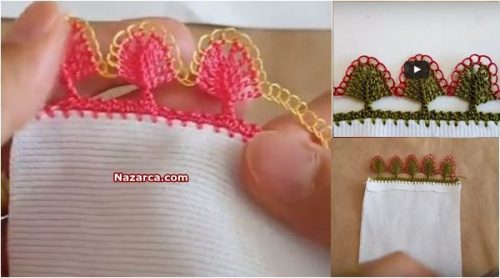 YAPRAKLI ZİNCİR TIĞ OYASI TÜRKÇE VİDEOLU