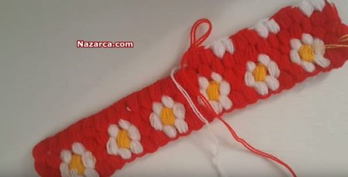 KIRMIZI PAPATYALI LİF YAPILIŞI