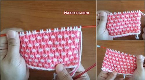 ZÜMRÜT GÖZÜ ÖRGÜ MODELİ TÜRKÇE VİDEOLU YAPILIŞI