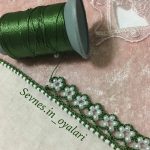 ceyizlik-yesil-iple-boncuklu-oya