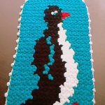 penguen-desenli-uzun-mavi-lif