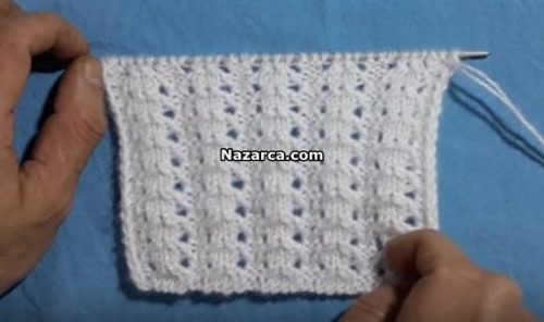 ÇAKIL TAŞI ÖRGÜ MODELİ TARİFİ