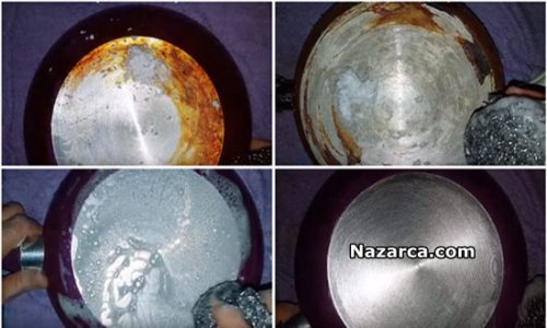 TEFLON TAVALARDA YANIK VE YAĞ LEKELERİNİ ÇIKARMAK