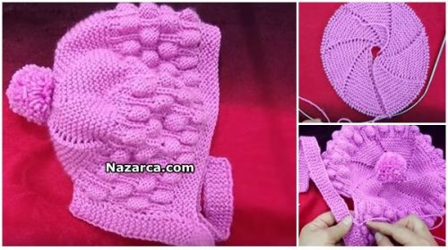 AHUDUDU MODELLİ BEBEK ŞAPKA YAPIMI