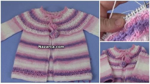 BATİK İPLE ROBADAN BEBEK HIRKA TARİFİ