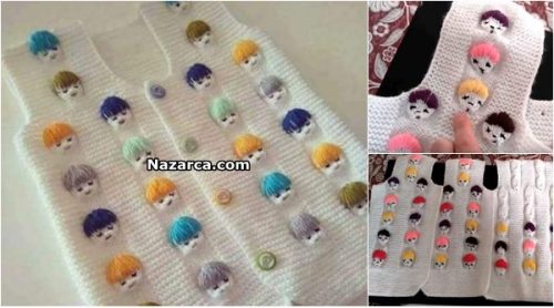 BEBEK KAFALI 2 YAŞ BEBEK YELEK MODELİ TARİFİ
