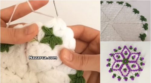 MOR TOMURCUKLU YUVARLAK LİF YAPIMI