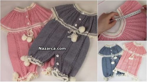 ÖRGÜ ELBİSEYE DÖNÜŞEN BEBEK TULUMU TARİFİ