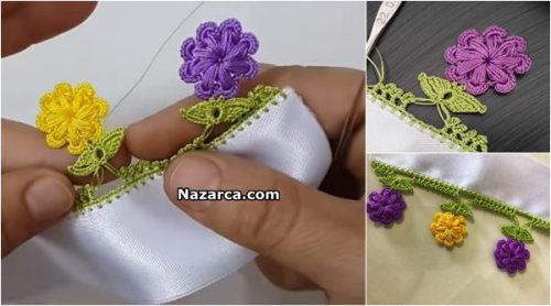FISTIK OYALI MOTİFLİ TÜLBENT OYASI TARİFİ