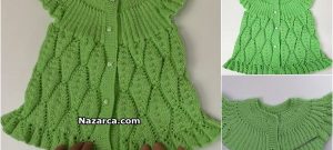 2-yumakla-yesil-robali-model-bebek-yelek-yapimi