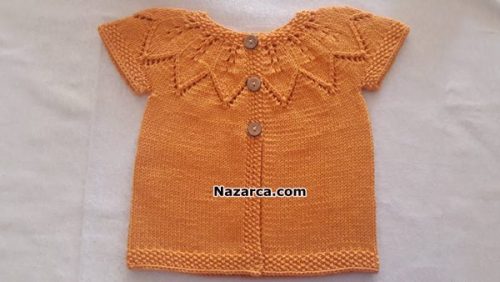 BOYUNDAN BAŞLANAN TÜM ÖRÜLEN MODELLE BEBEKLERE YELEK