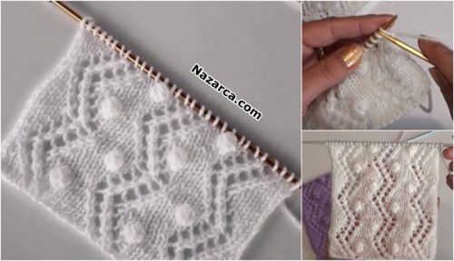 İKİ AJURLU FINDIKLI ÖRGÜ DESENİ İLE MODEL YAPIMI