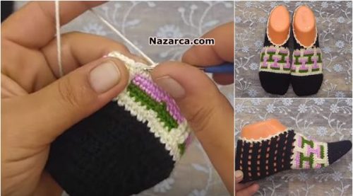 YANLARI KAFESLİ 35-36 NUMARA TIĞ PATİK YAPILIŞI