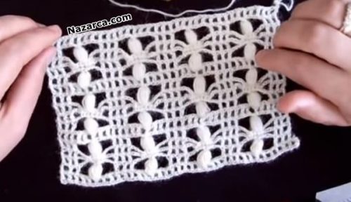 KADIN YELEĞİ MODELİ BAL ARILARI ÖRNEK YAPILIŞI