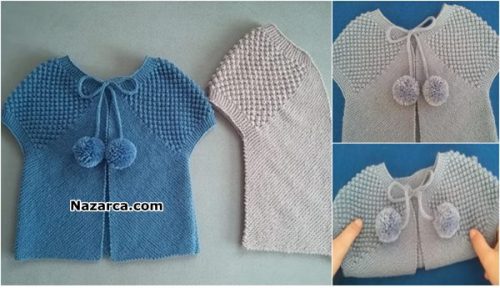 ELLE ÖRÜLEN BEBEK YELEKLERİNDEN EN GÜZELLERİNİ SİZ YAPIN