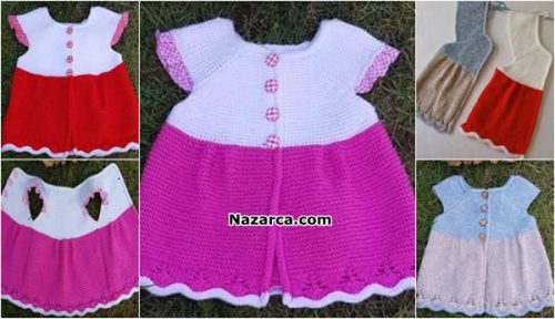 YENİ MODA PASPAS KOLLU FIRFIRLI KIZ BEBEK YELEK ANLATIMI