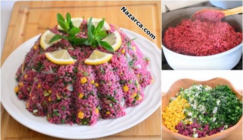 YEMEK YARIŞMASININ MEŞHUR ŞALGAMLI BULGUR SALATASI