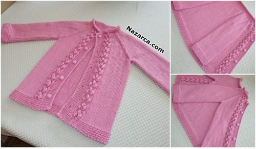 BURGULU FINDIK SEPETİ ÖRNEĞİ İLE HIRKA YAPIMI