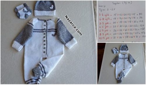BEBEK BEDEN BÜYÜTME TABLOSU İLE TIĞ ÖRGÜ BEBEK TULUMU YAPIMI
