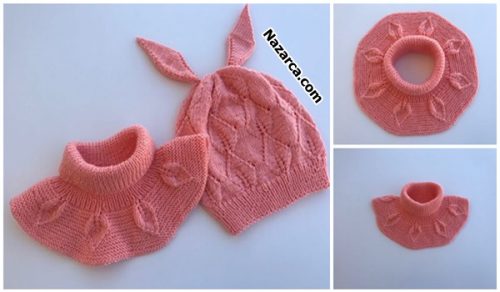 5-10 YAŞ ARASI KIZLARA BOĞAZLI BOYUNLUK BERE ÖRGÜSÜ