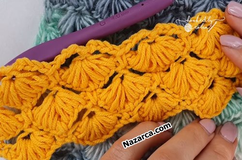 Crochet -Puff -Shell -Star- Stitch