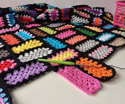 Granny -Rectangle -Free -Crochet -Pattern