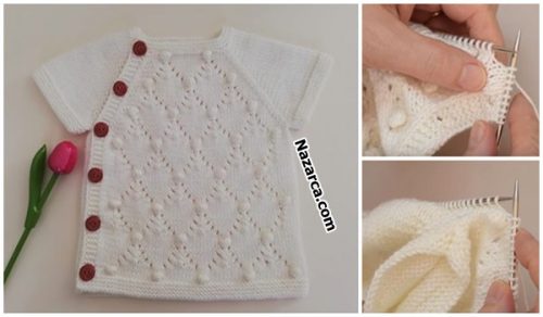 YANDAN DÜĞMELİ İPEK BEBEK SÜVETERİ