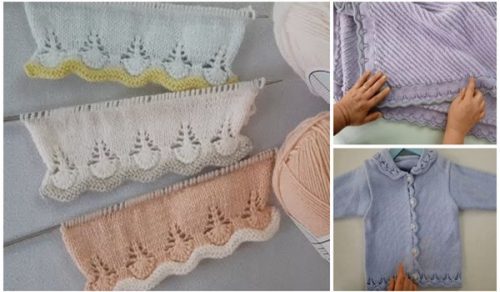 2 RENKLİ AJURLU KENAR BORDÜR ÖRGÜSÜ